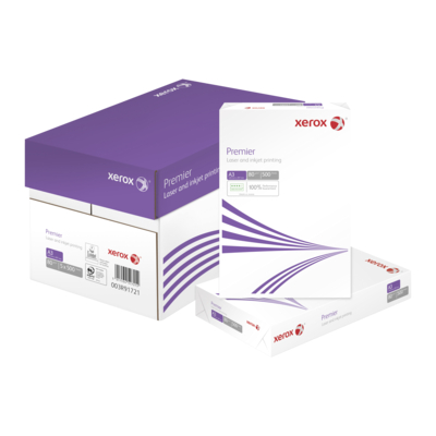 Kopipapir Xerox Premier 90g A4 4Huller 2500ark/pak 1/48 - Image 2