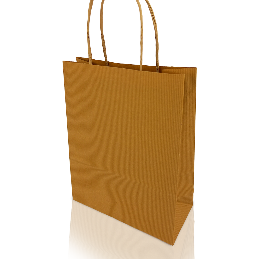 Bæreposer h-Green L Brun 320x150x420mm 100g karton a 200 stk. 1/16